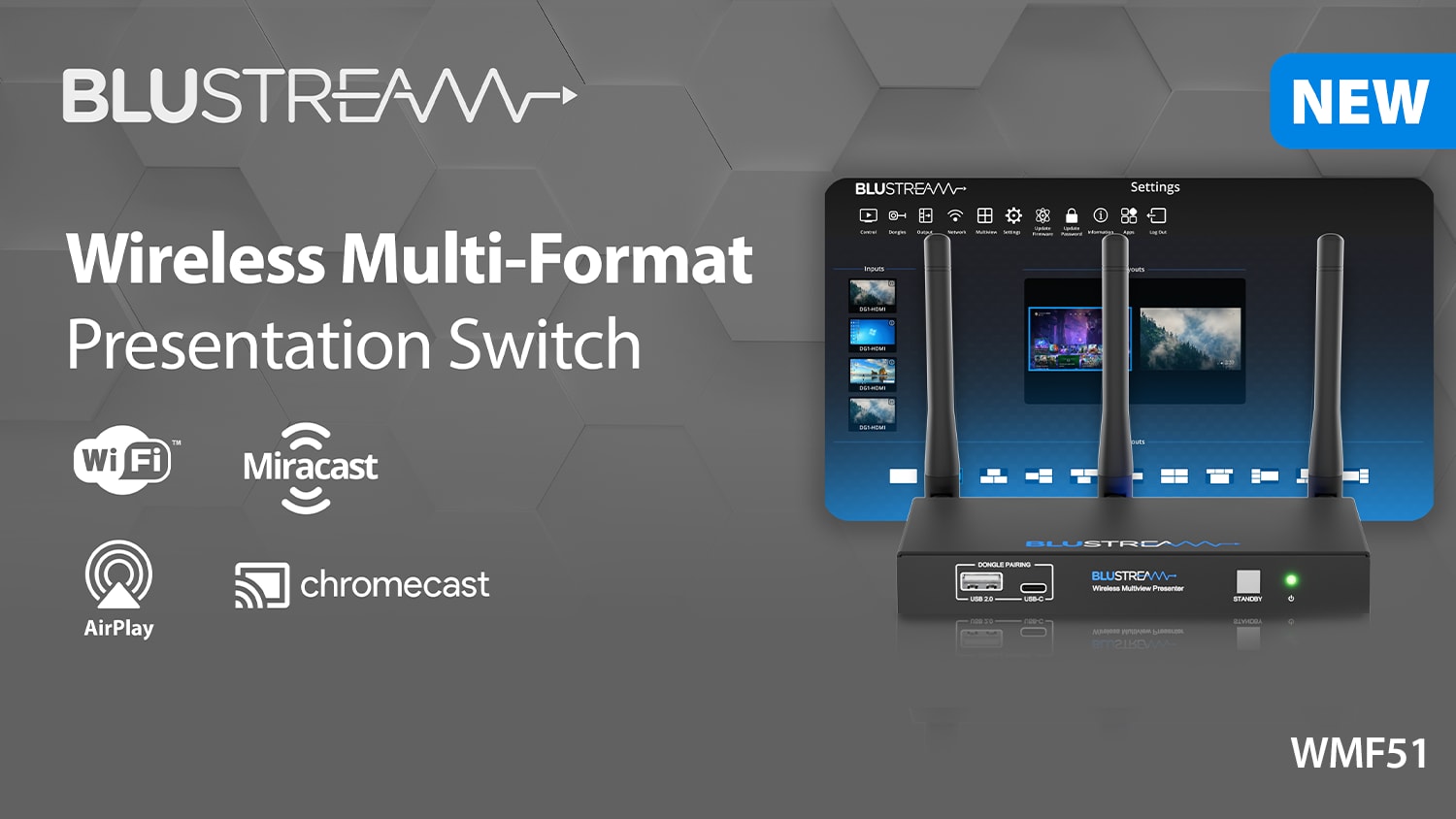 Advanced wireless sharing from Blustream!