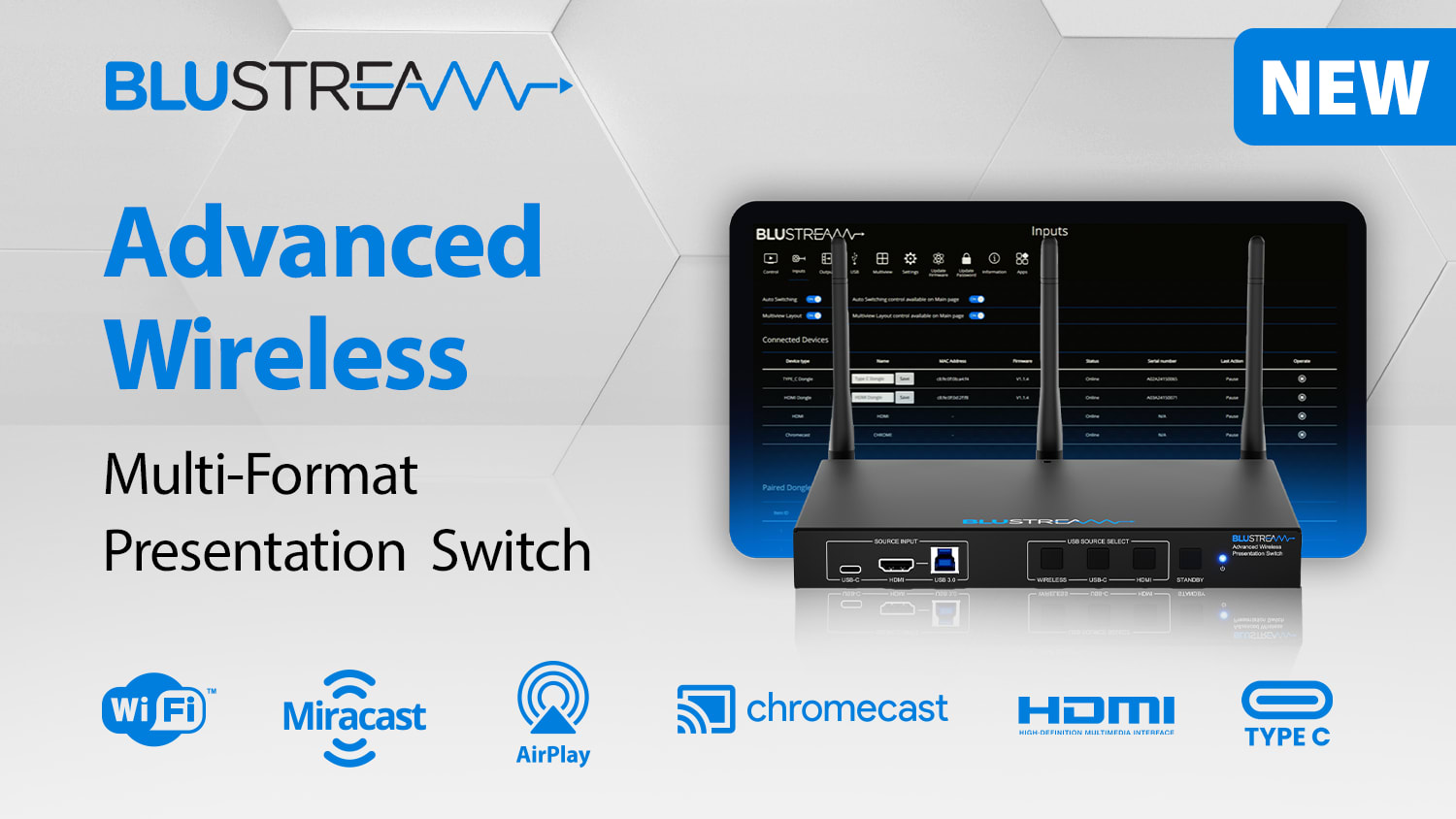 Introducing the NEW WMF72 from Blustream!