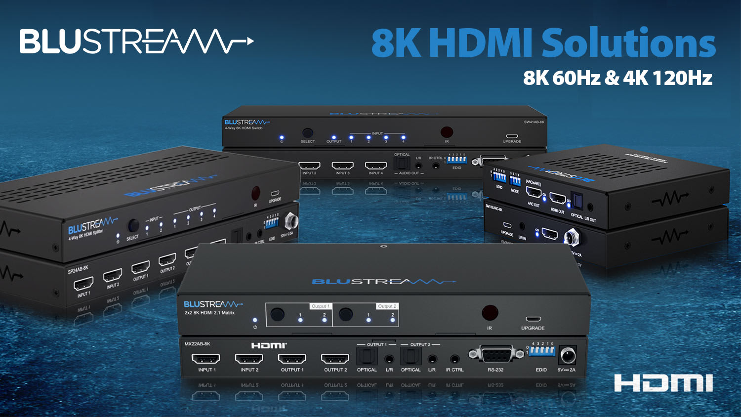 8K HDMI Solutions available from Blustream! 