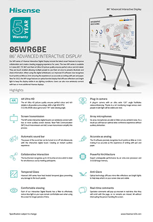 86WR6BE Datasheet