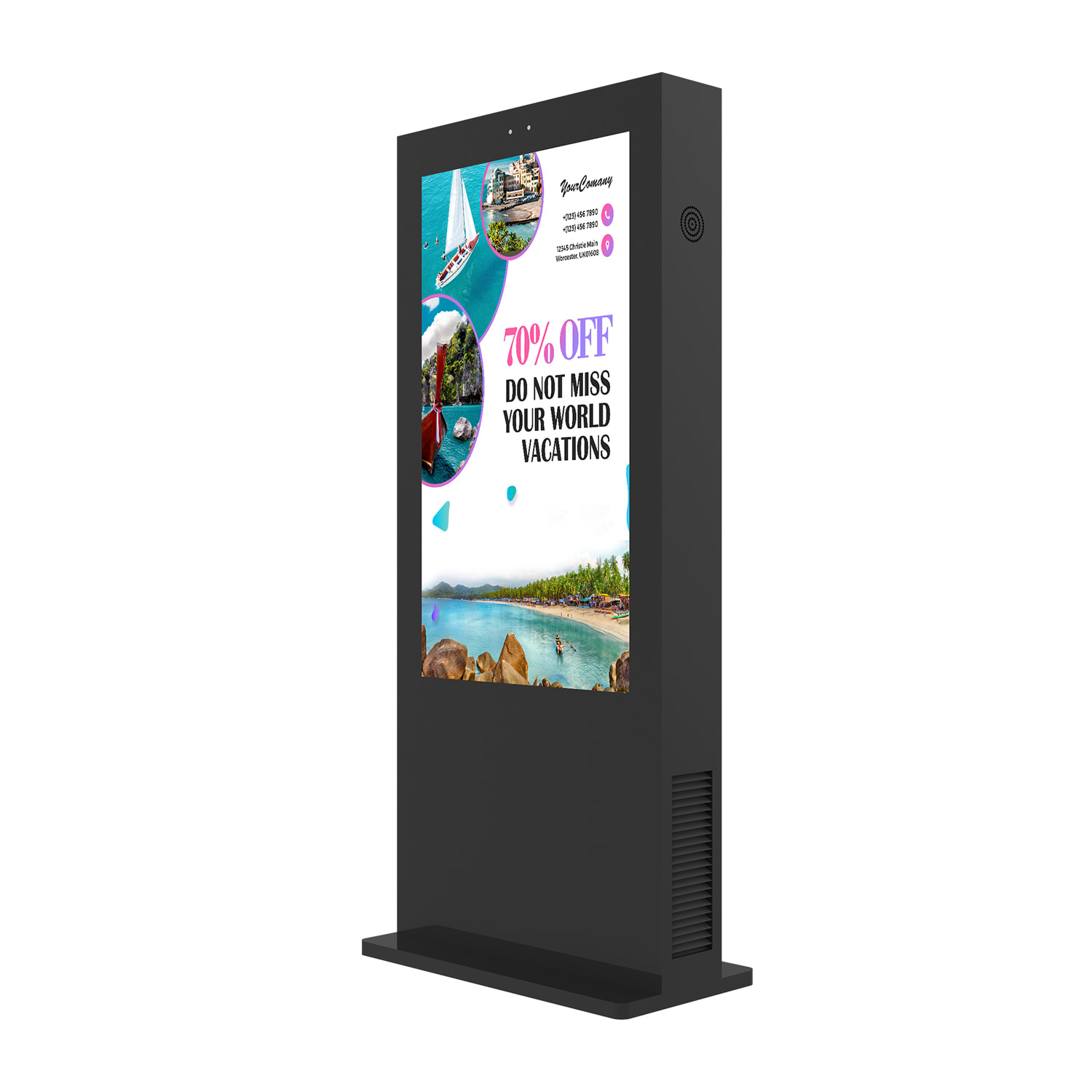 Outdoor Signage. Hisense Commercial Display