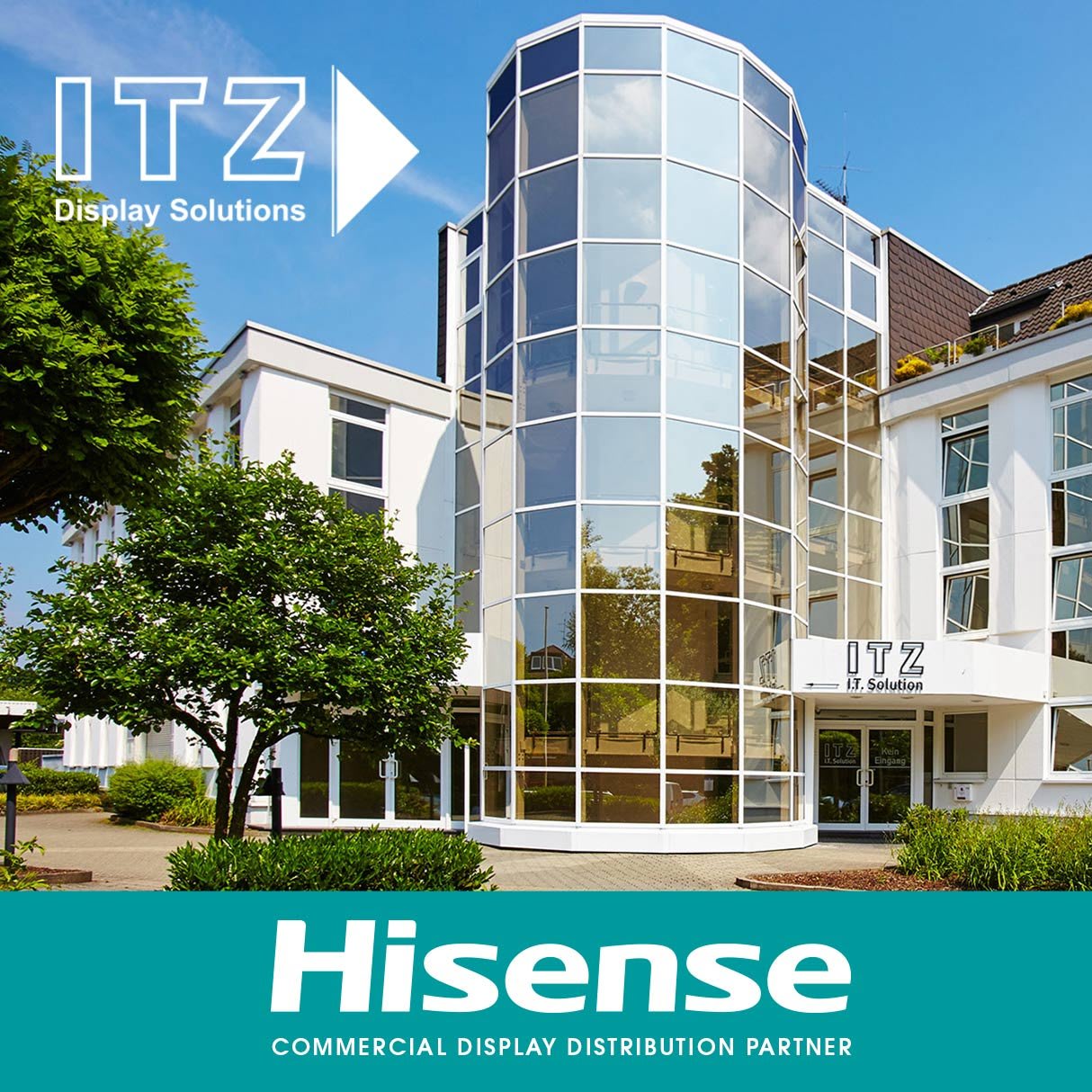 Hisense B2B Europe is expanding into the German digital signage market with full-service distributor ITZ