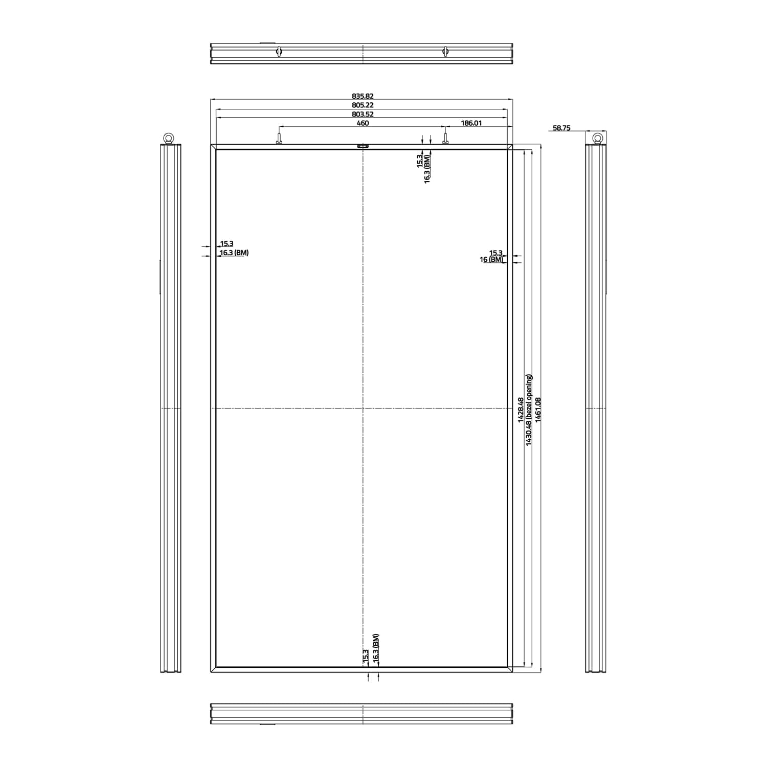 65” Window Facing High Brightness Display. Hisense Commercial Display