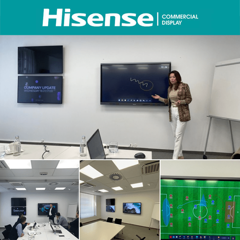 New Hisense Commercial Display showroom in Belgrade, Serbia. 