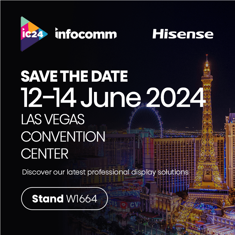 Hisense at Infocomm 2024.