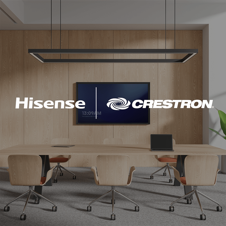 Hisense Commercial Display Achieves Crestron Connected, Unlocking Seamless AV Integration