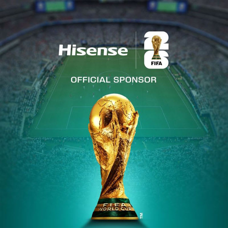 Hisense becomes official FIFA World Cup 26™ Sponsor!