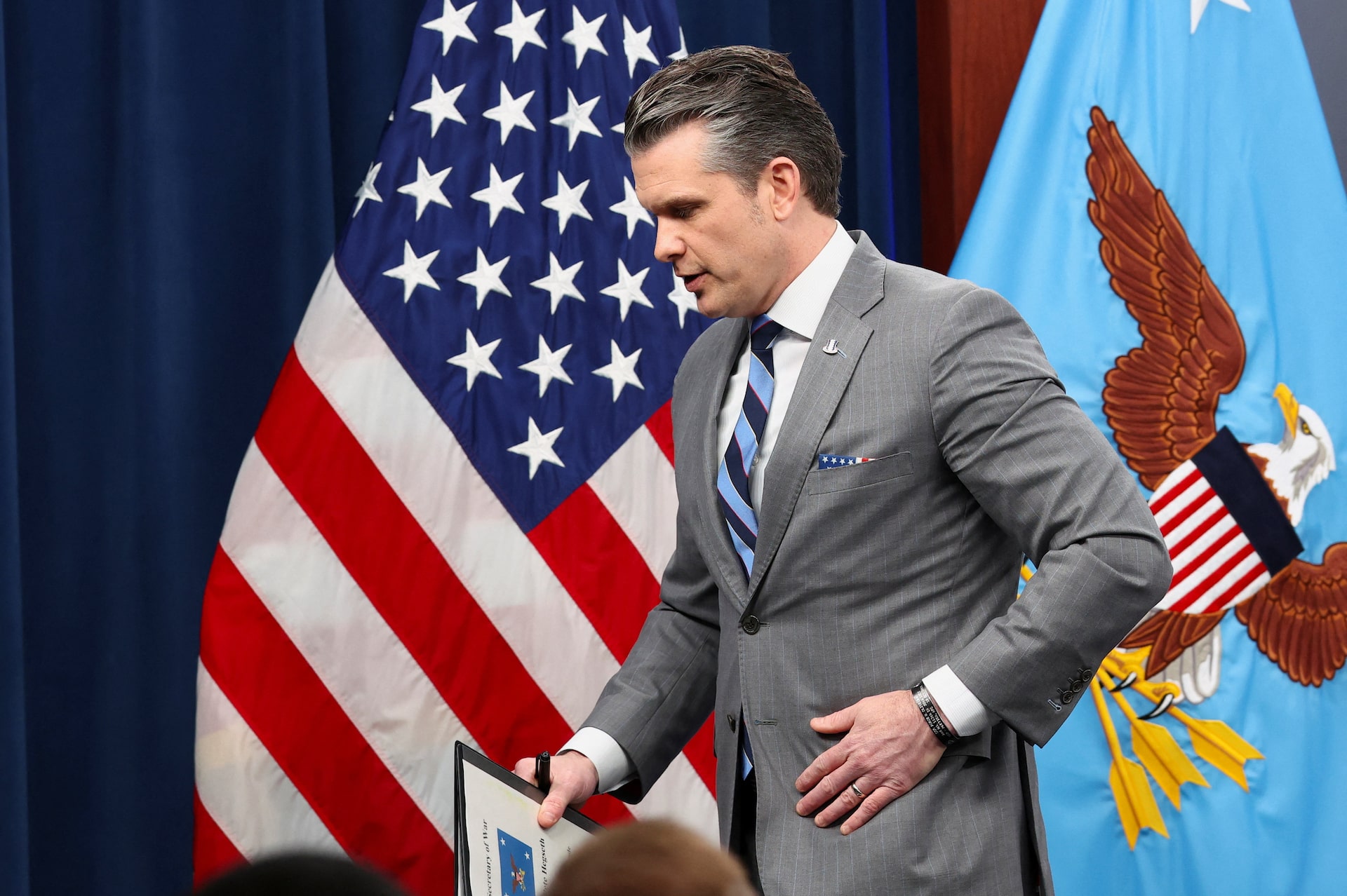 Hegseth's Campaign Trail Cameo Breaks Pentagon's Political Firewall