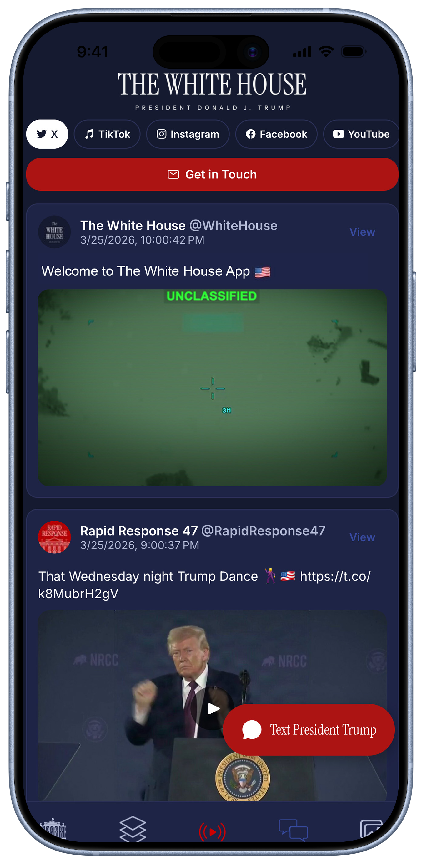 Trump White House Launches New App Promising Direct Access