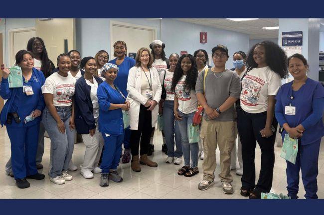 Howard Nursing Club Honors Nurses, Builds HUH's Workforce Pipeline
