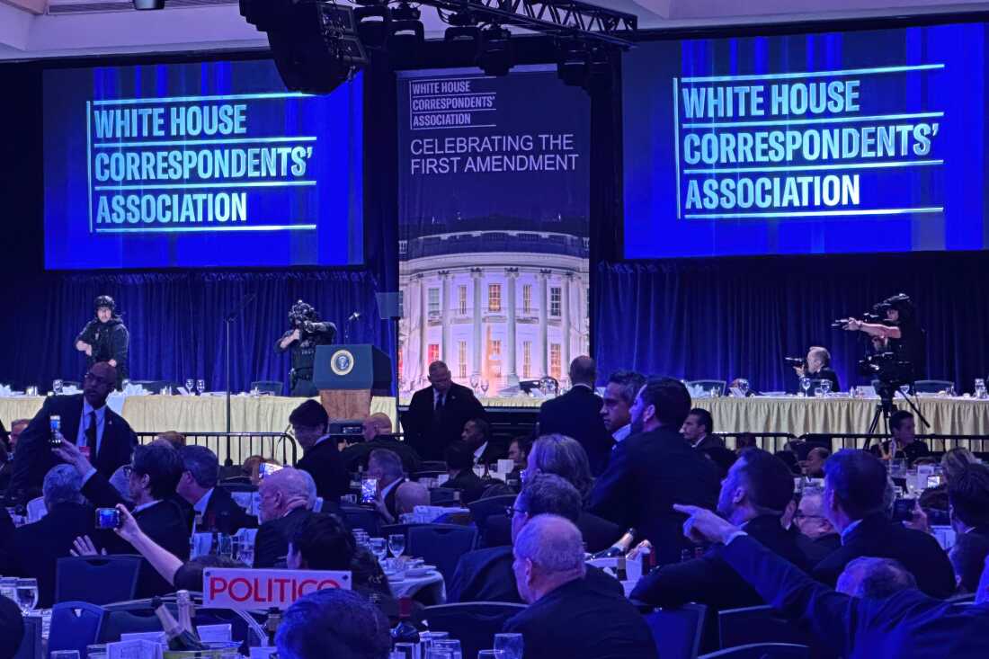 Trump Unharmed After Security Scare at WHCA Dinner Saturday