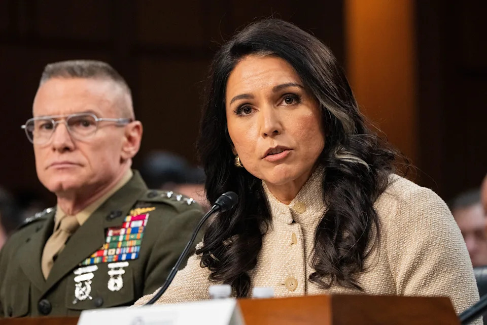 Gabbard Exits DNI Post, Citing Husband Abraham's Cancer Fight