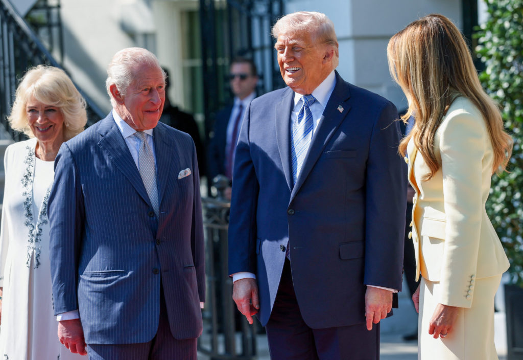 King Charles, Queen Camilla Arrive at Trump White House