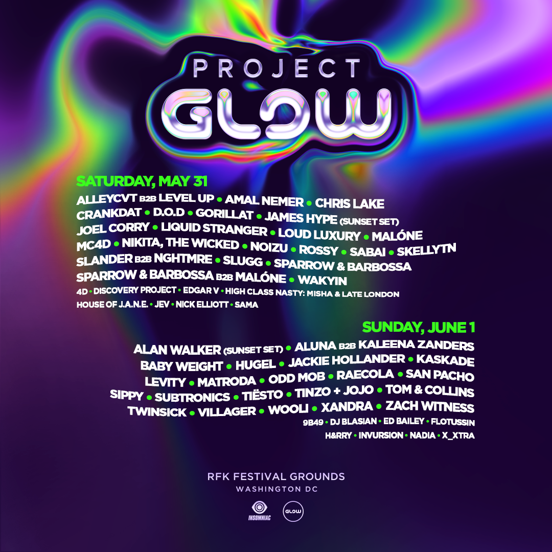 Project Glow 2026 Returns to RFK: DC's EDM Reckoning