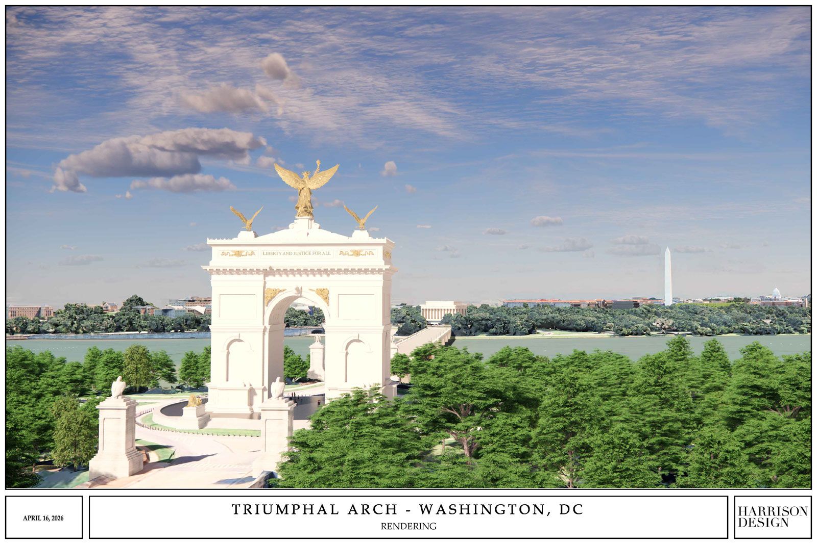Trump's 250-Foot Arch Plan Aims to Bypass Congress