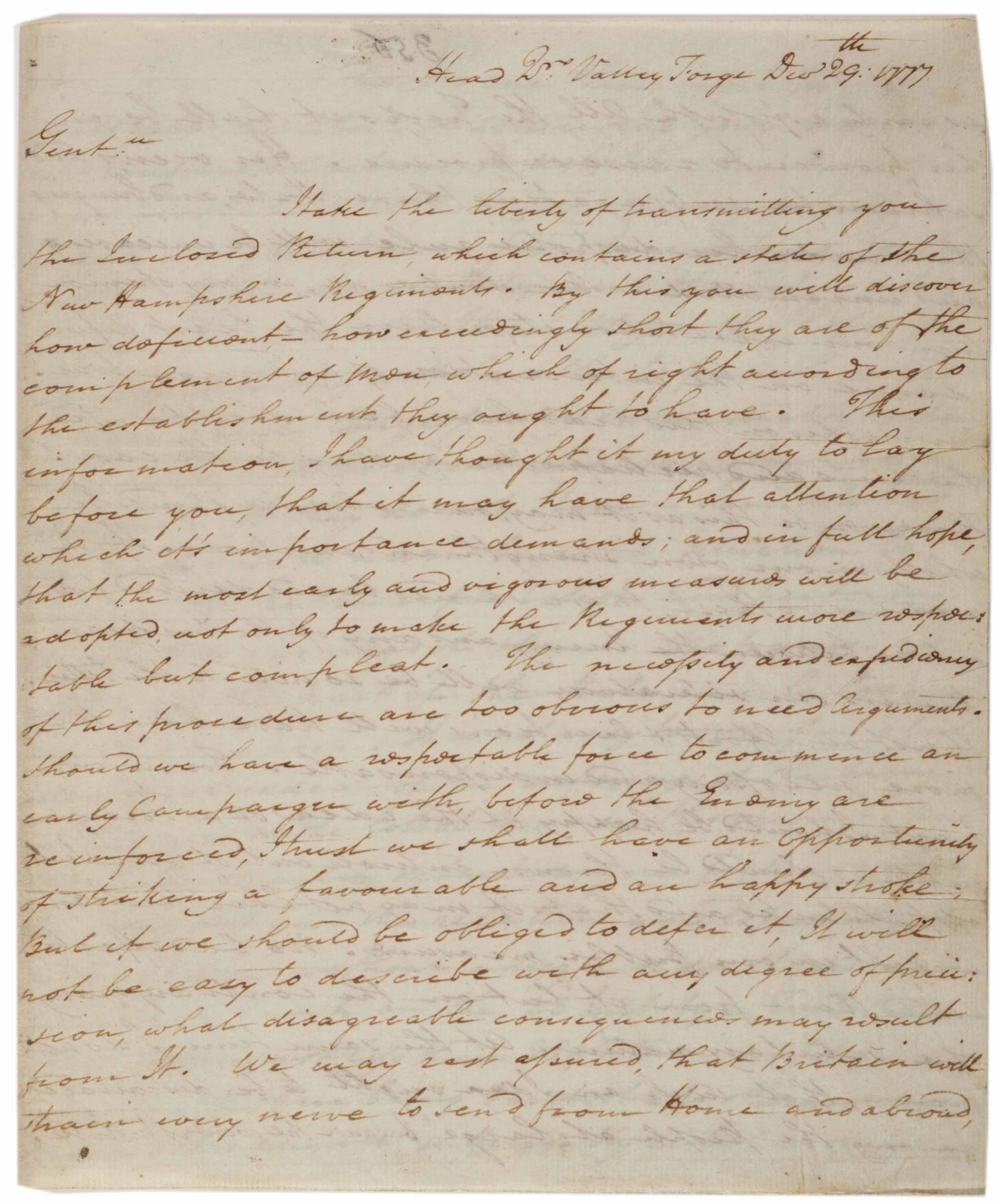 Washington's 1777 Spy Letter Surfaces in DC Vault Tour