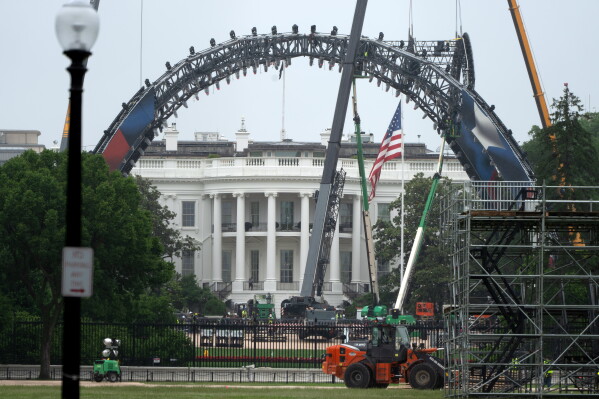 UFC Octagon Lands on the White House Lawn for America 250