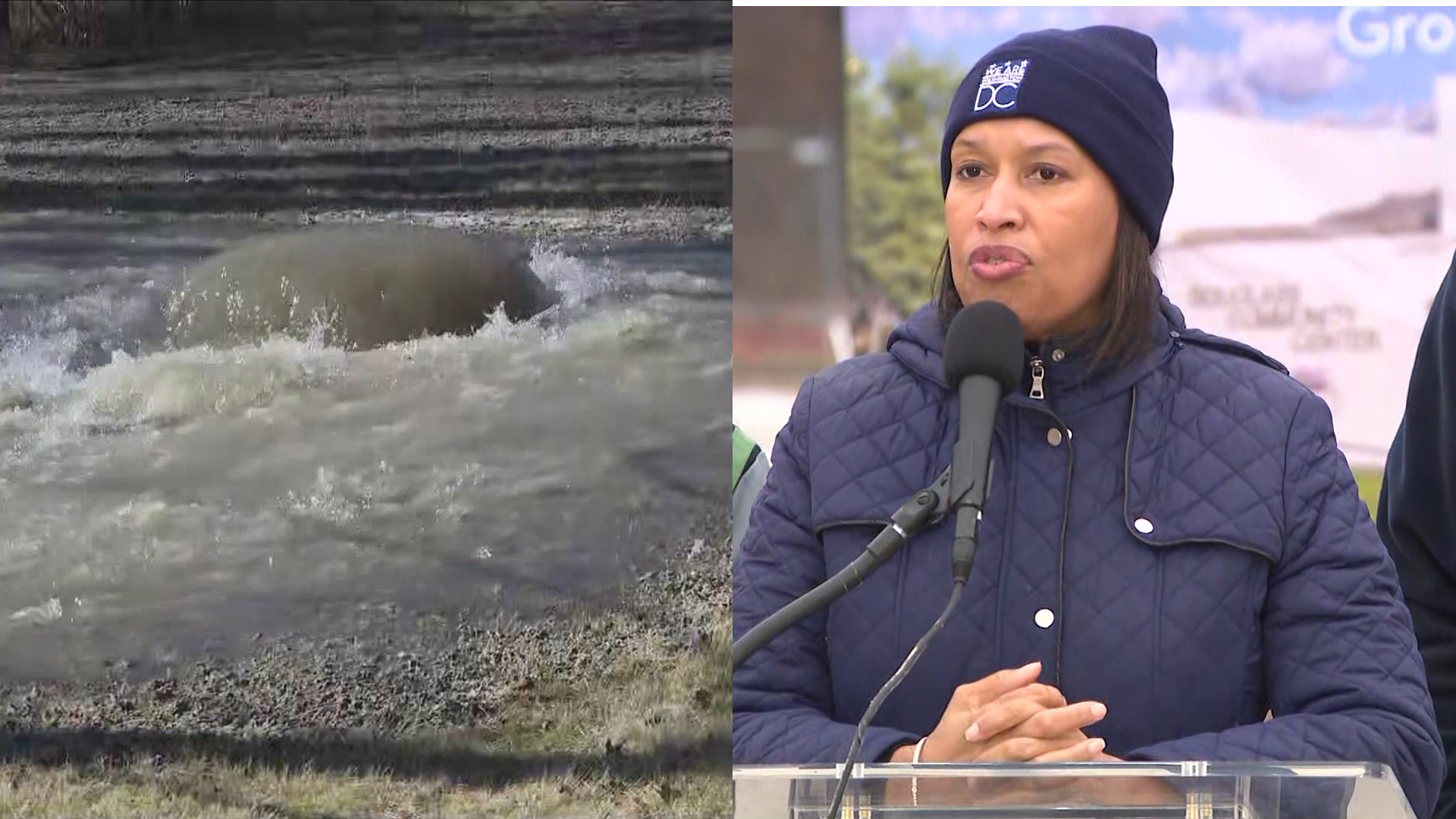Mayor Bowser Declares Emergency After Potomac River Sewage Spill