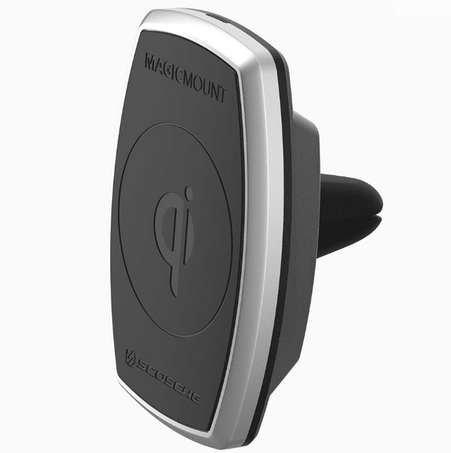 Scosche MagicMount Pro Qi - Soporte Carro Magnético Carga Inalámbrica