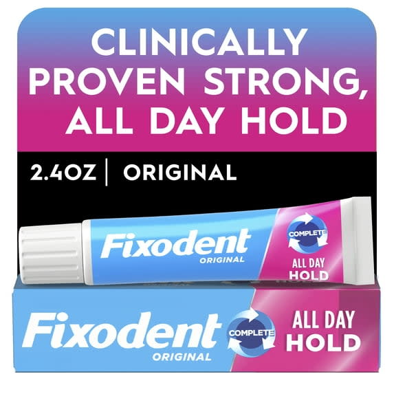 Fixodent Original Complete - Pack 3 Adhesivos Dentaduras Postizas