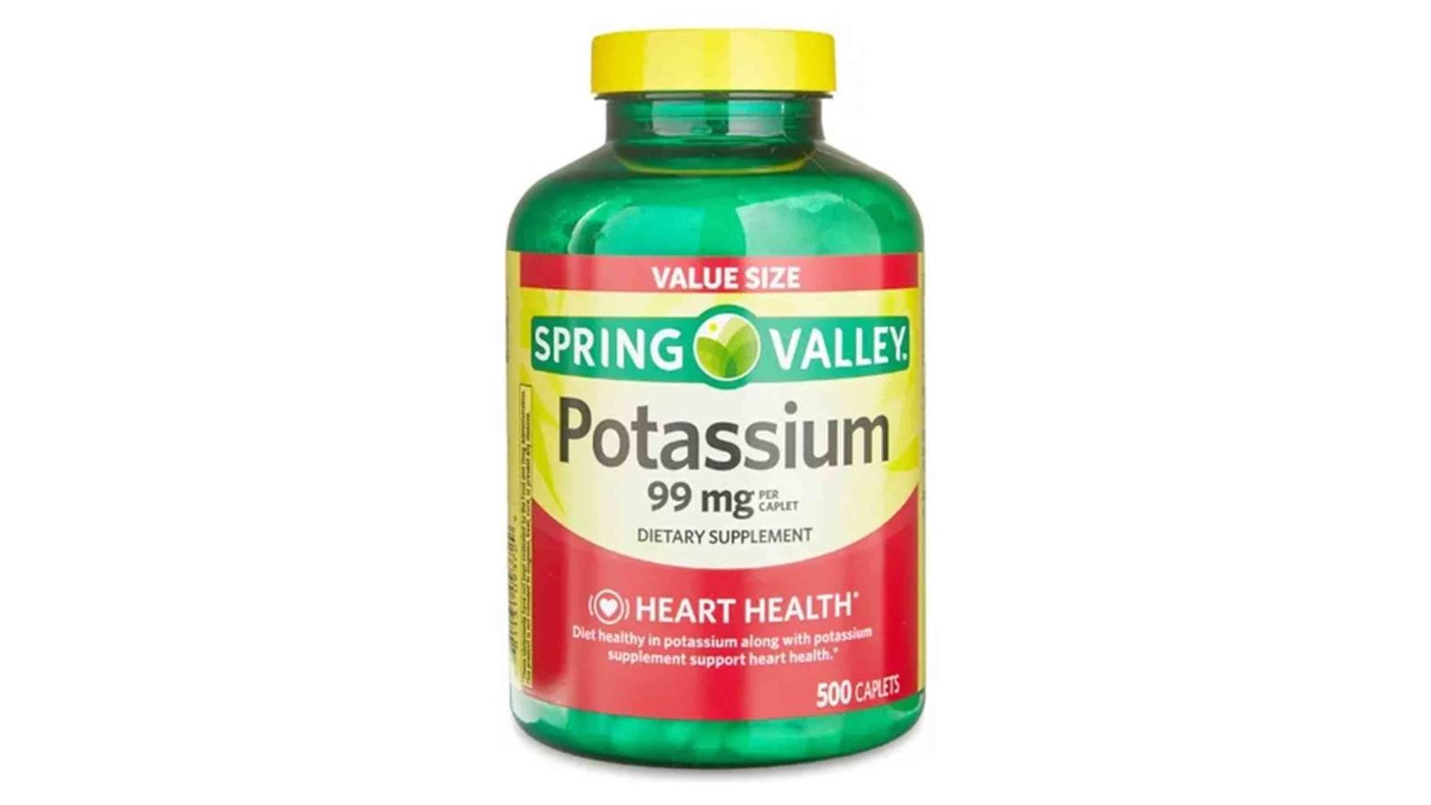 Spring Valley Potasio Gluconato 99mg - Mineral Esencial