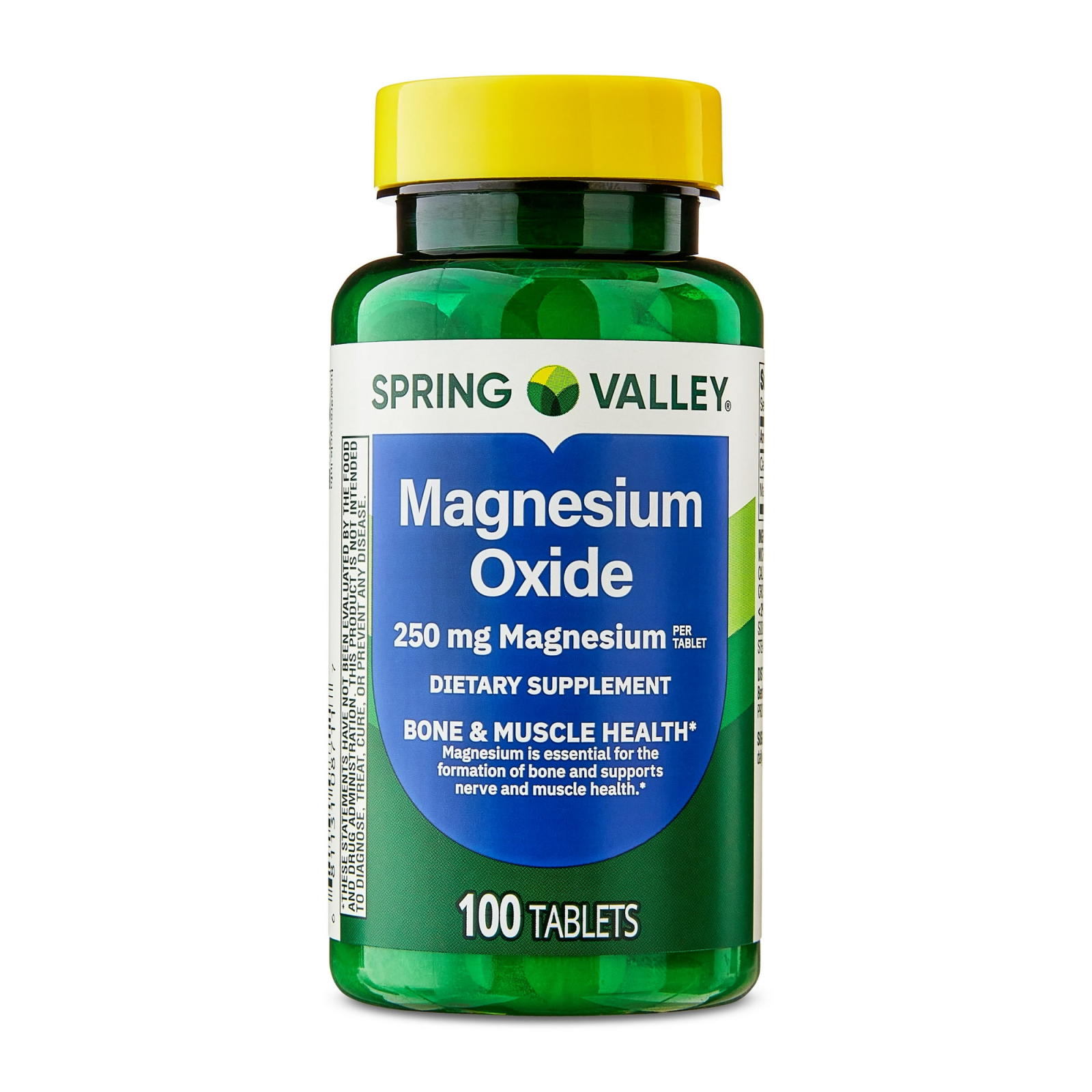 Spring Valley Magnesio Óxido 250mg - Apoyo Muscular y Nervioso