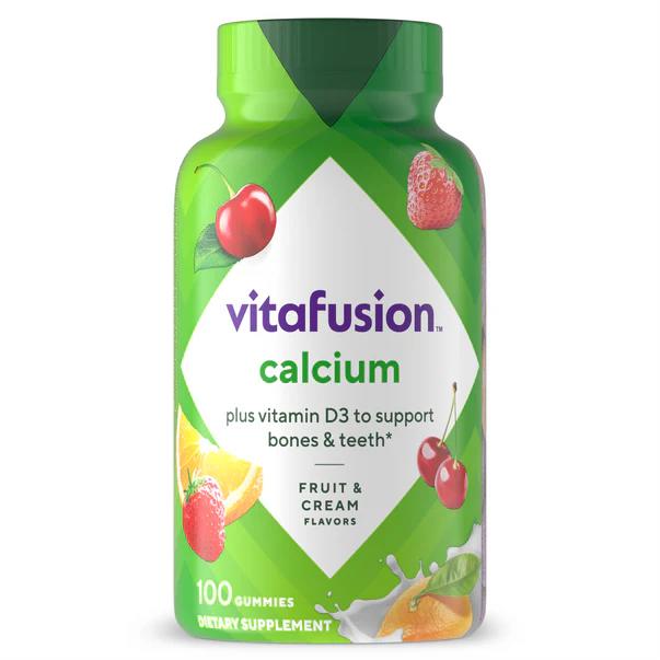 Vitafusion Calcio + Vitamina D3 - Gomitas para Huesos Fuertes
