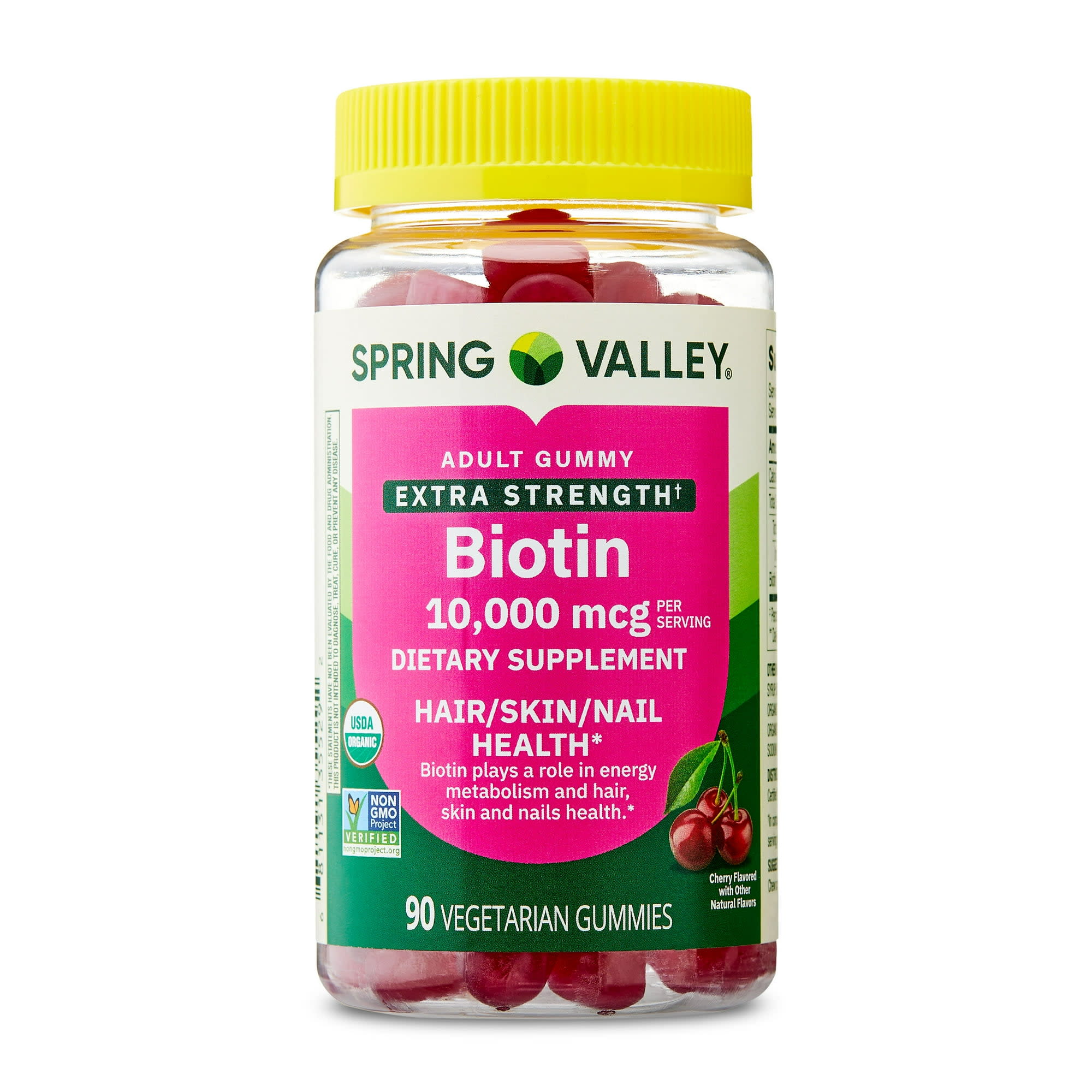 Spring Valley Biotina Extra Fuerte 10,000 mcg - 90 Gomitas