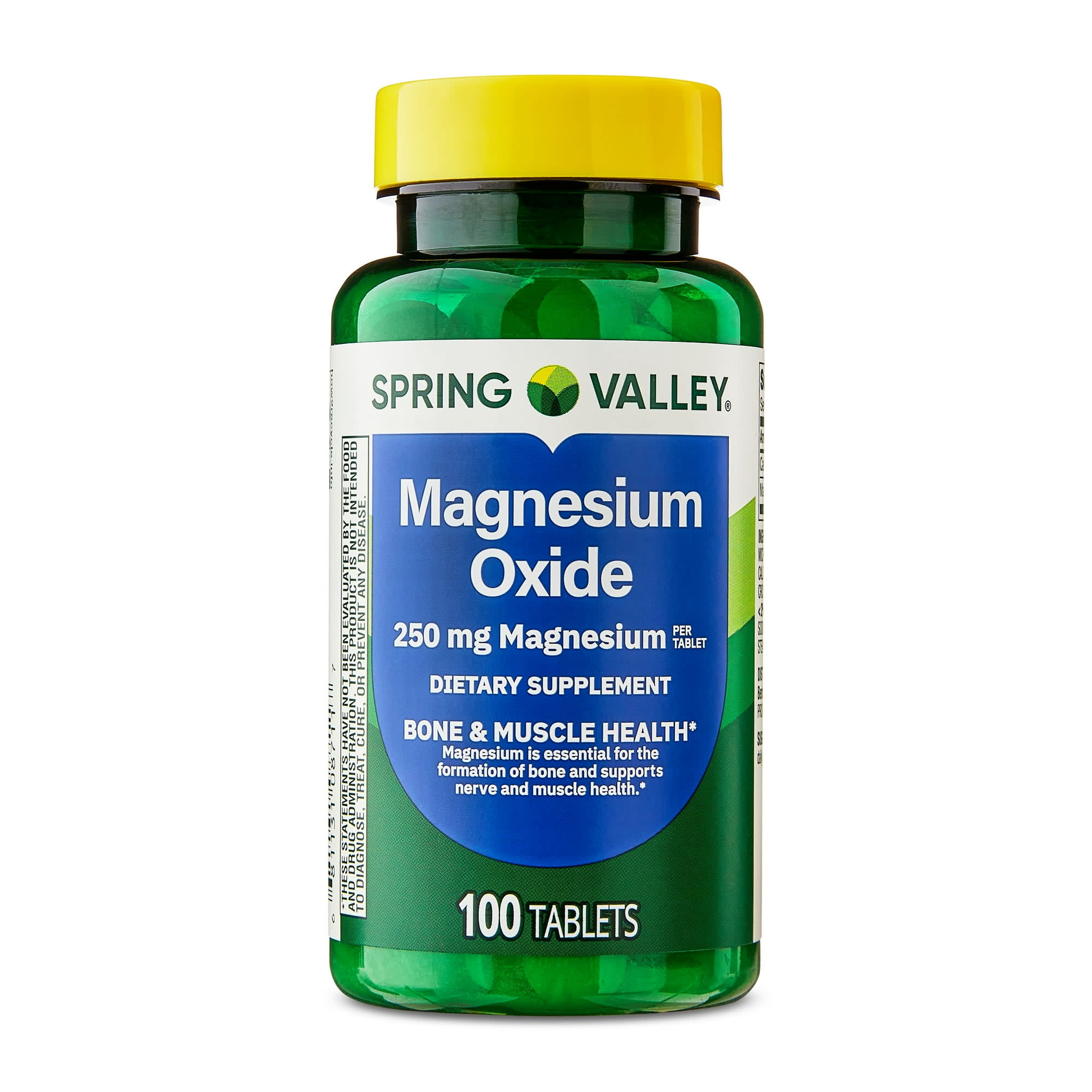 Spring Valley Magnesio Óxido 250mg - Apoyo Muscular y Nervioso