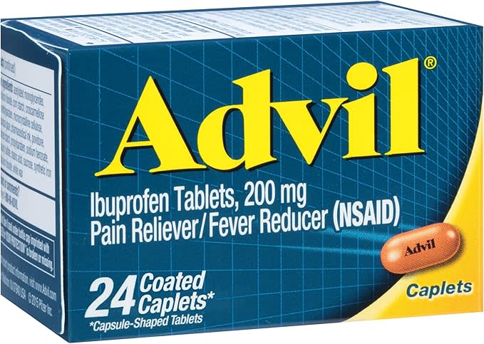 Advil Ibuprofeno 200mg - Analgésico y Antifiebre USA Original