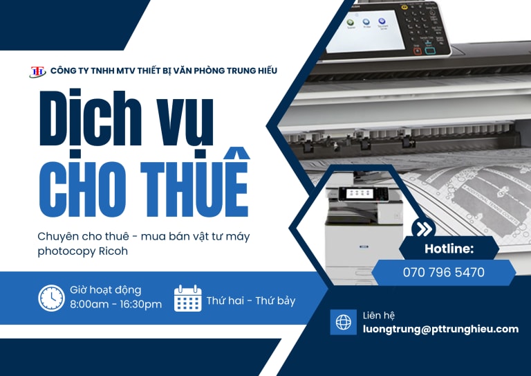 Hệ thống máy photocopy Trung Hiếu