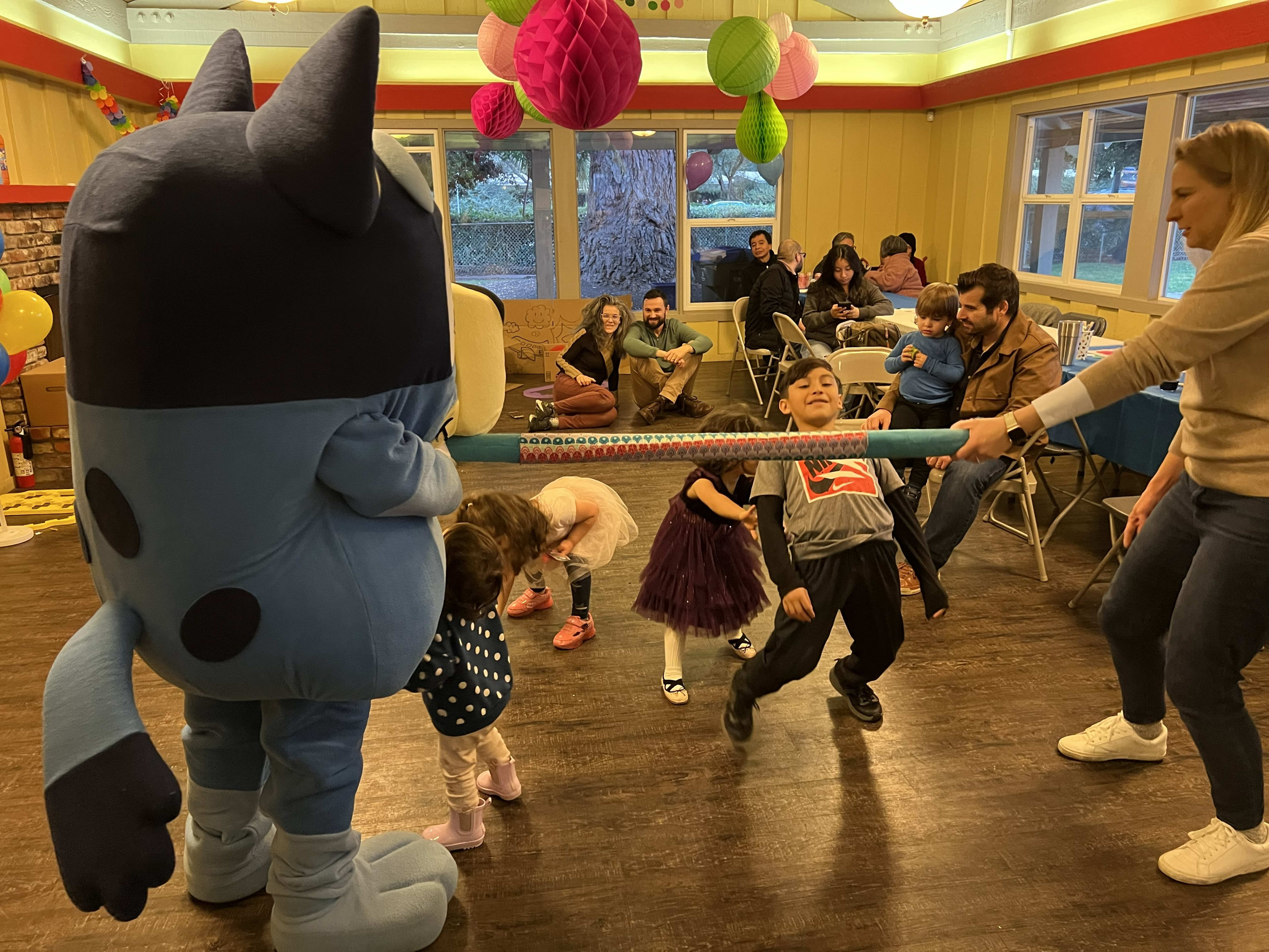 Limbo at a Kiddo World party