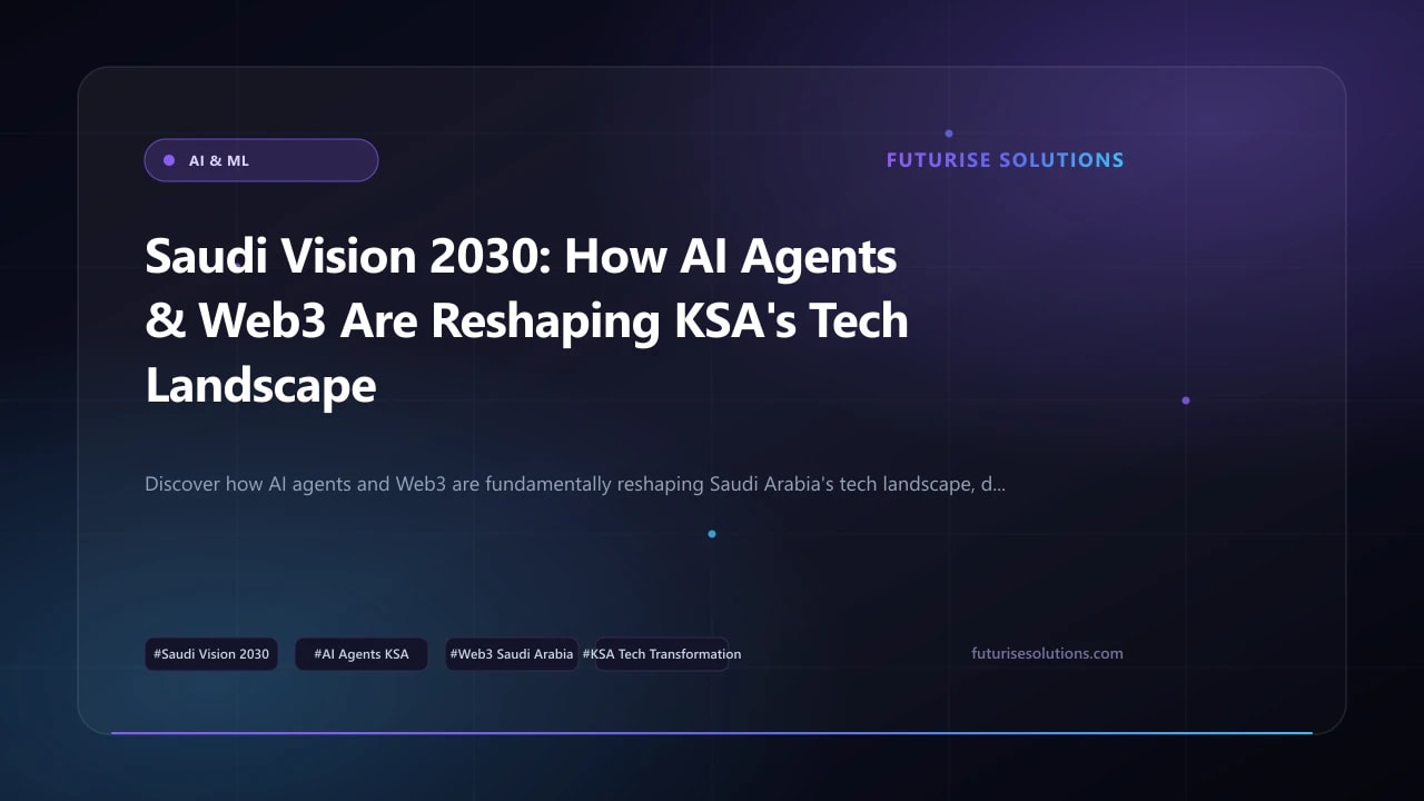 Saudi Vision 2030: How AI Agents & Web3 Are Reshaping KSA's Tech Landscape (2026)