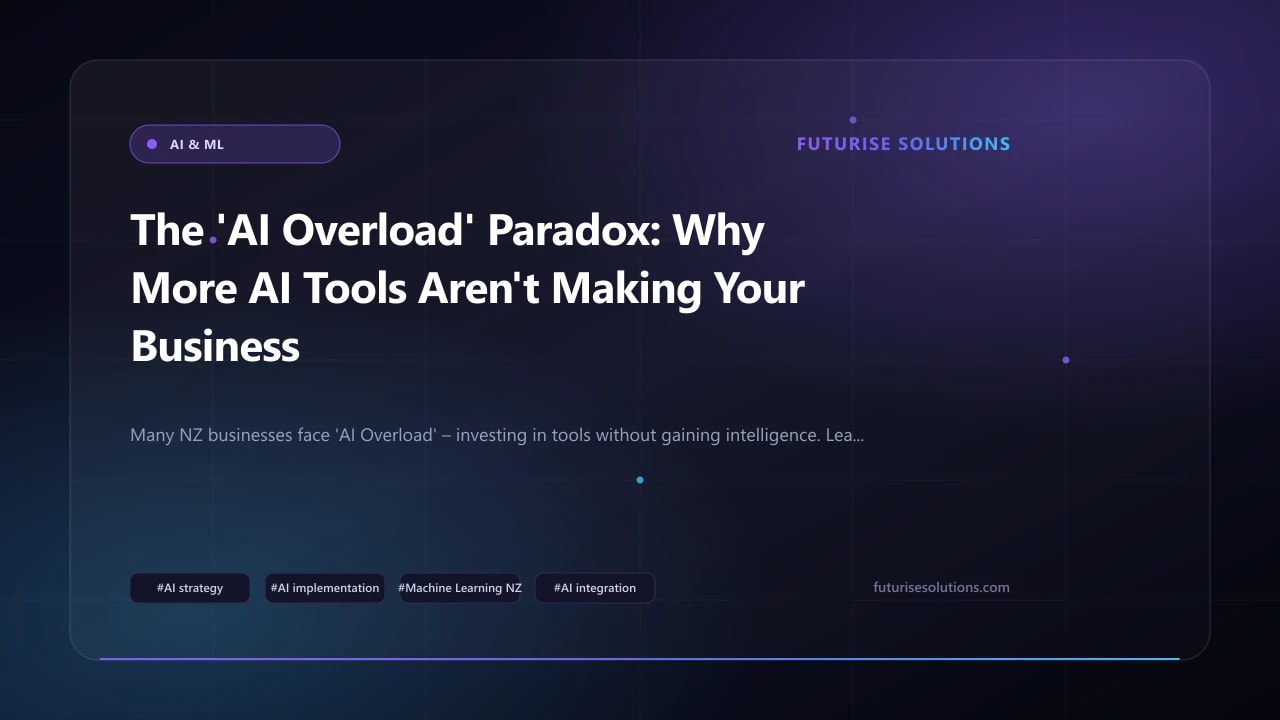 The 'AI Overload' Paradox: Why More AI Tools Aren't Making Your Business Smarter (And How to Build a Strategic AI OS in 2026)