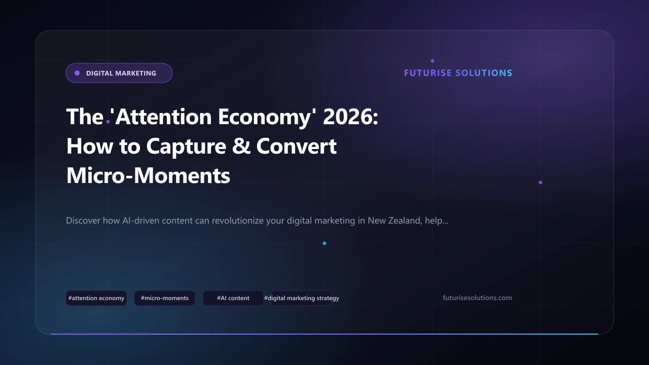 The 'Attention Economy' 2026: How to Capture & Convert Micro-Moments with AI-Driven Content