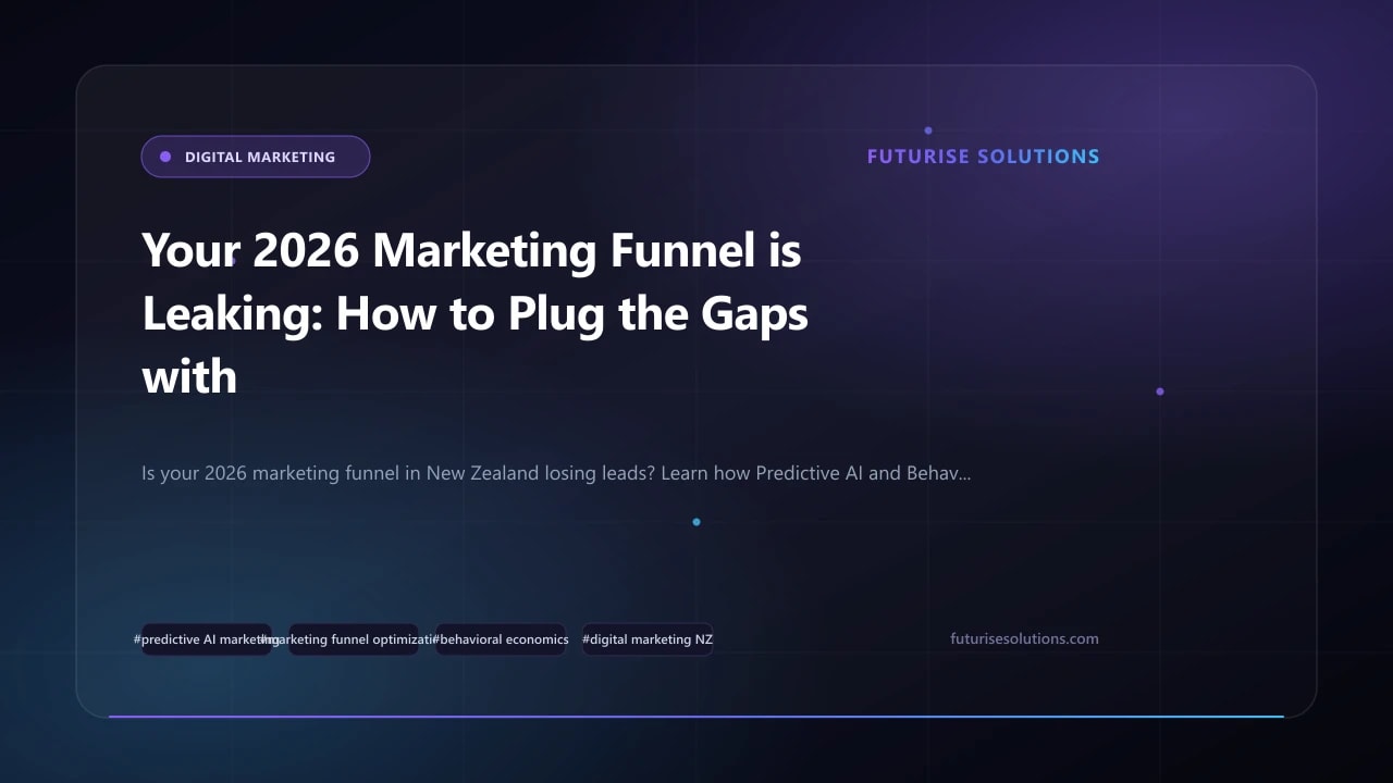 Your 2026 Marketing Funnel is Leaking: How to Plug the Gaps with Predictive AI & Behavioral Economics