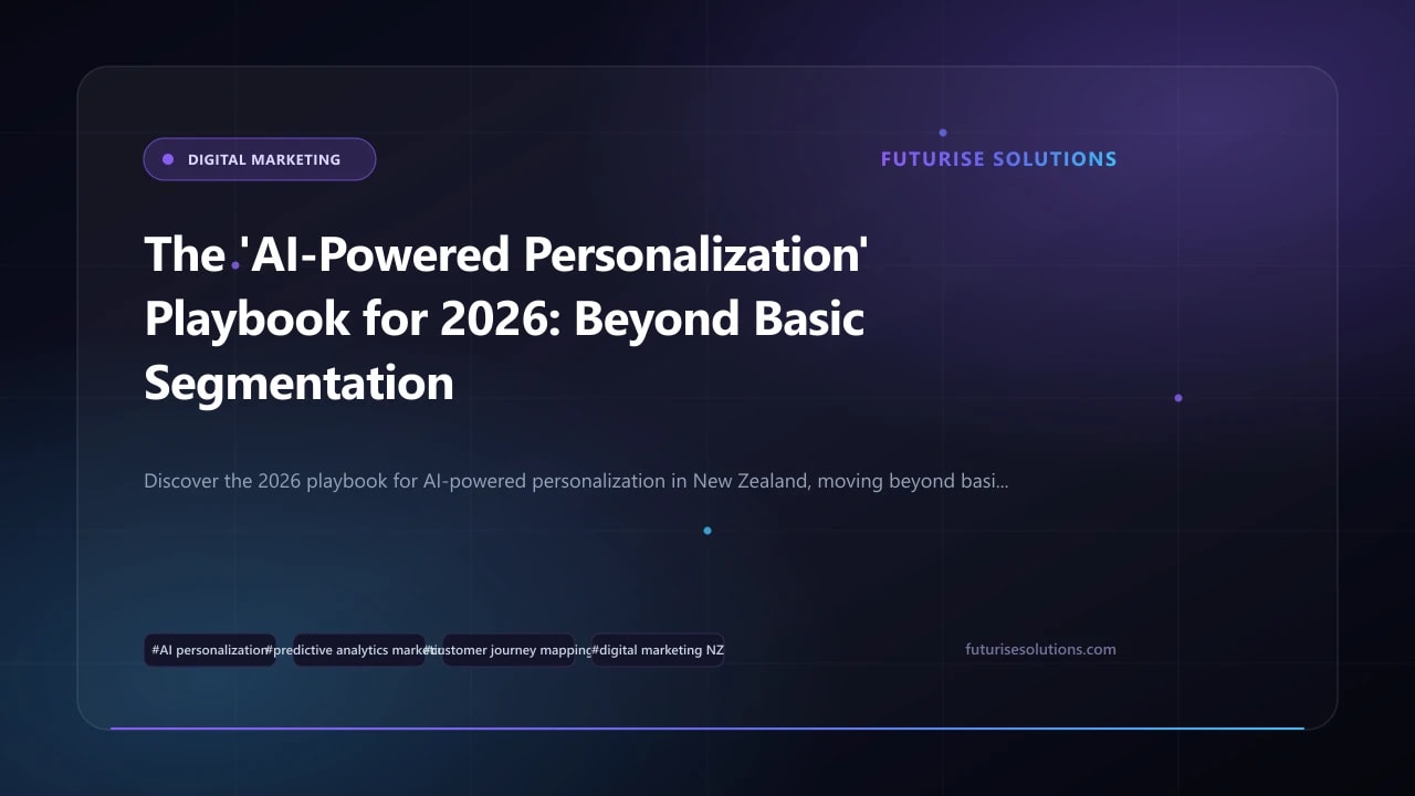 The 'AI-Powered Personalization' Playbook for 2026: Beyond Basic Segmentation to Predictive Customer Journeys