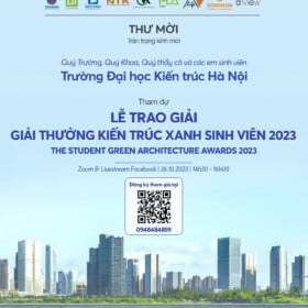 Sinh viên Khoa Kiến trúc lại giành được nhiều giải thưởng Kiến trúc Xanh 2023
