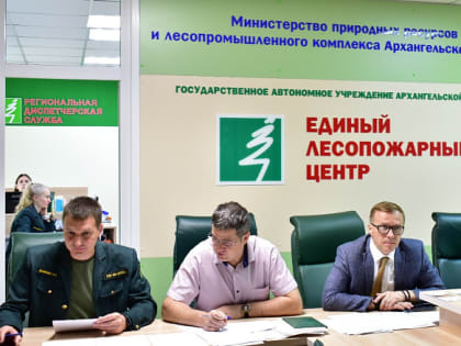В минлеспроме области обсудили лесопожарную обстановку в Поморье