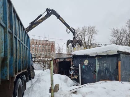 В округе Варавино-Фактория завершился снос несанкционированных гаражей