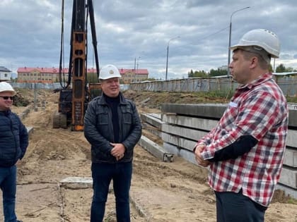 На улице Воронина в Архангельске строятся два многоквартирных дома