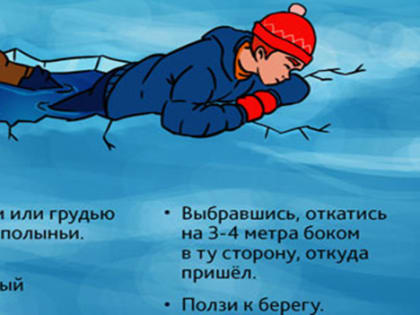 Весенний лёд очень опасен.