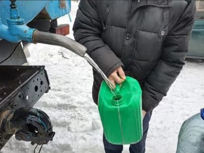 Подвоз воды на ул.Ленина