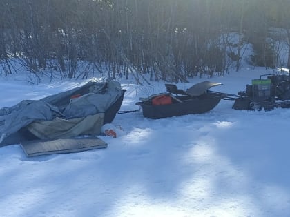 Рано утром под Северодвинском заблудился рыбак на мотособаке