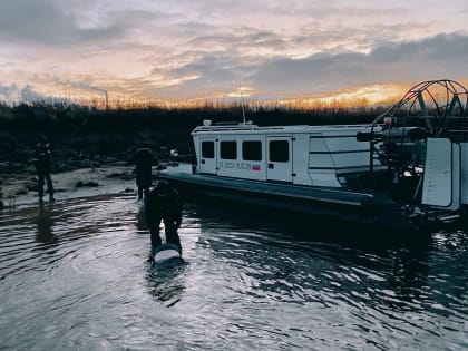 На Северной Двине перевернулась моторная лодка. Один человек утонул