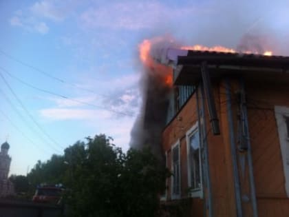 «Дачный» пожар в Сольвычегодске