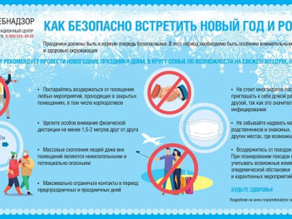 Как безопасно отметить новогодние праздники