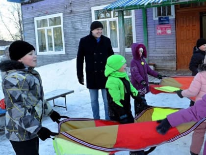 Совет отцов Архангельской области провел для детей Онеги спортивный праздник