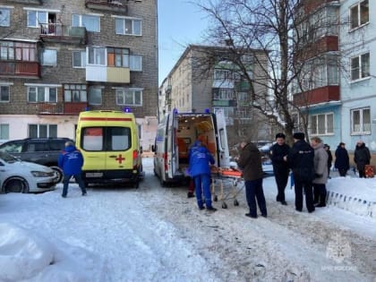 Двух человек эвакуировали при пожаре в архангельской пятиэтажки