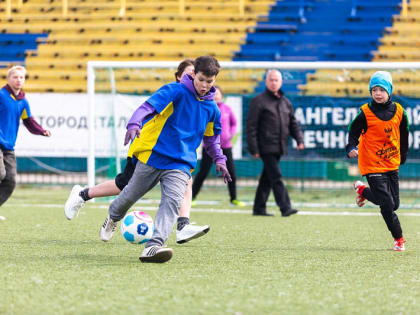 Морская кадетская школа Северодвинска стала одним из трех лучших учреждений России по реализации проекта «Футбол в школе»